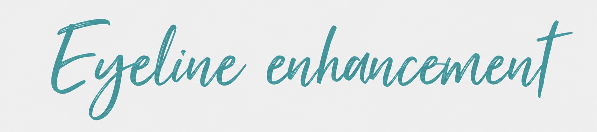 Eyeline enhancement wording