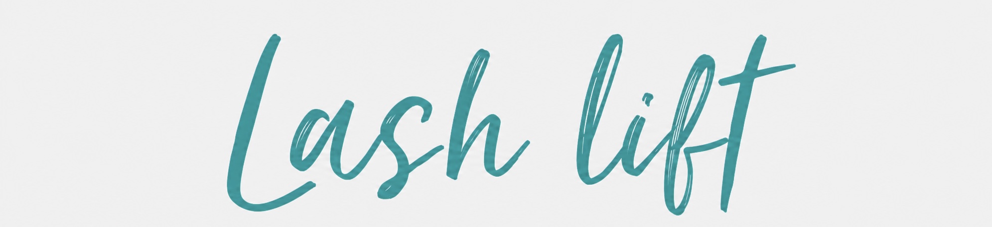 wording for lash lift
